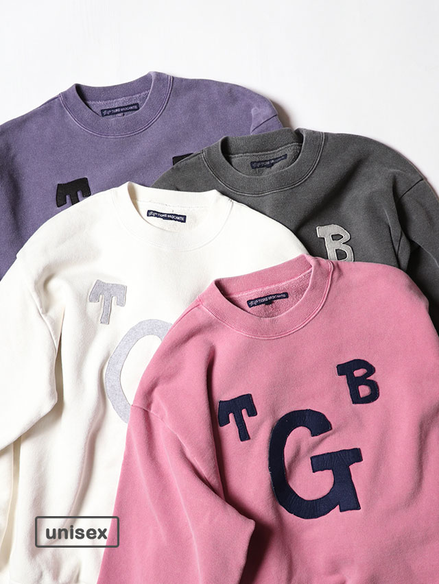【予約商品】TGBフェルトワッペンクルーネックスウェット★クーポン対象