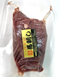 【訳あり】≪国産≫赤身馬刺し　会津もも500ｇ　タレ3P付