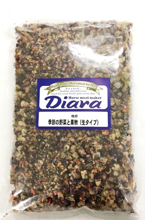 醗酵 季節の野菜と果物 500g 生タイプ Diara 国産 ペット用 Diara