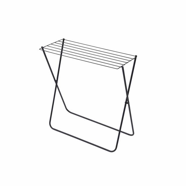 ポーリッシュ ブラック物干し バスタオルスタンド PSBK-02