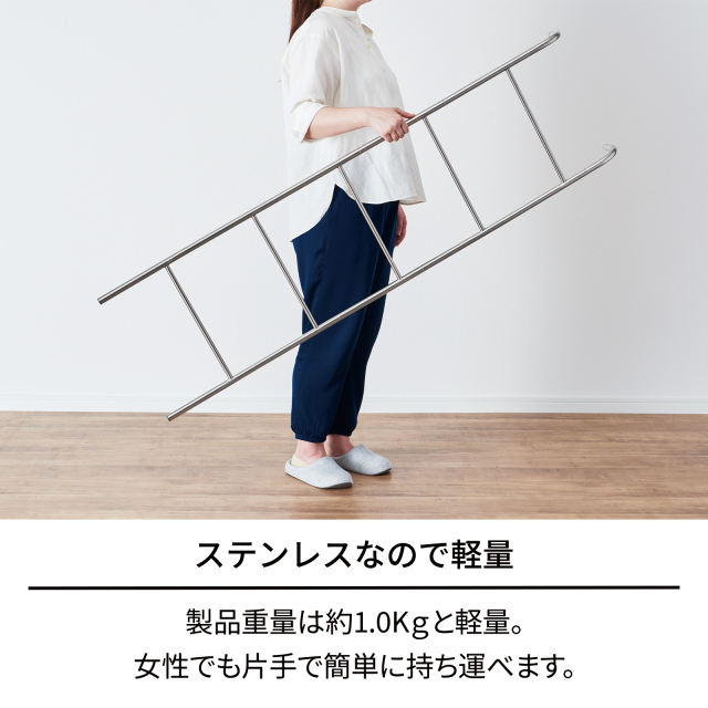 ポーリッシュ インテリア物干し ラダー PSI-08