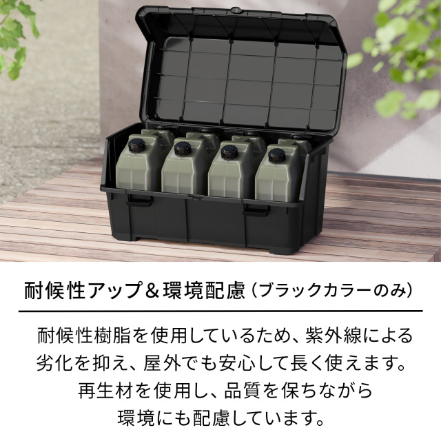 大きく開くコンテナー