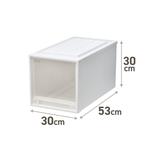 フィッツケース 53（ホワイトクリア） テンマフィッツワールド