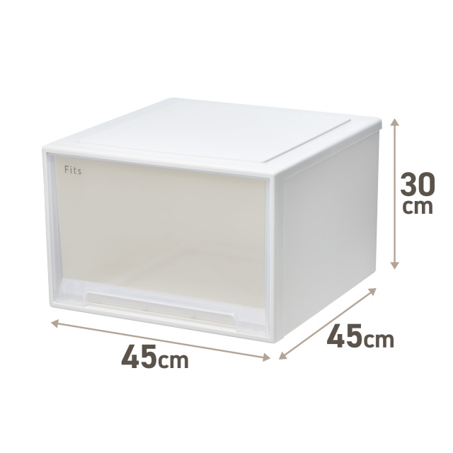 小物 wwmw フィッツケース 小物収納（ホワイトクリア） テンマフィッツワールド