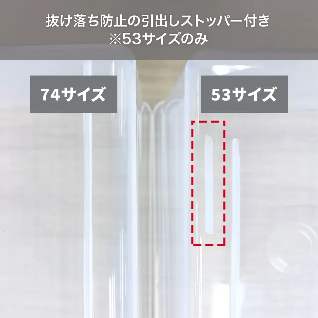 フィッツケース 53（ホワイトクリア） テンマフィッツワールド