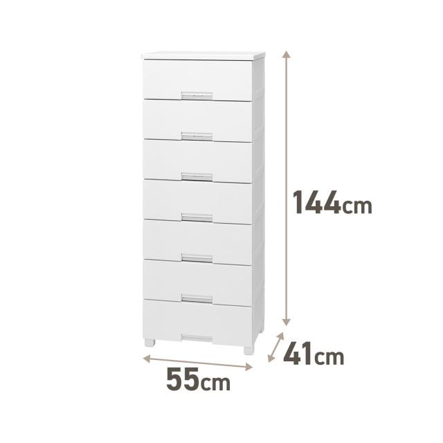 天馬 Fits フィッツ チェスト 5段 ホワイト × ナチュラルウッド天板 Fits フィッツプラスプレミアム 幅65cm・5段 通販 - ディノス