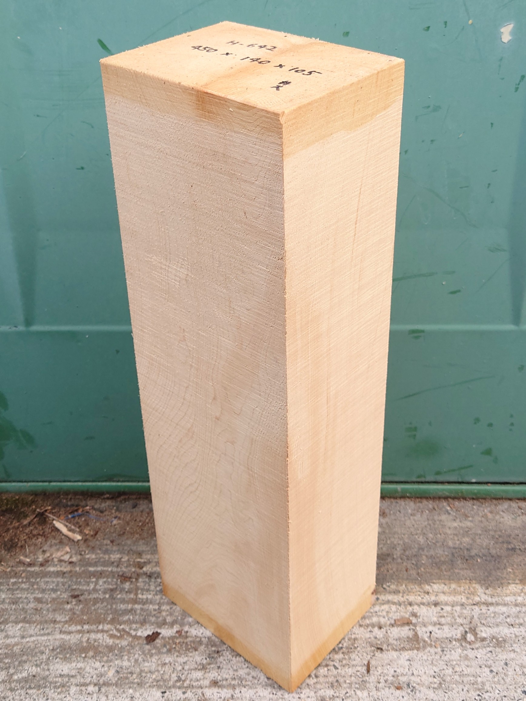 Ｈ-６４２　木曽桧　檜ヒノキひのき　彫刻用　４５０×１４０×１０５【天然乾燥材】