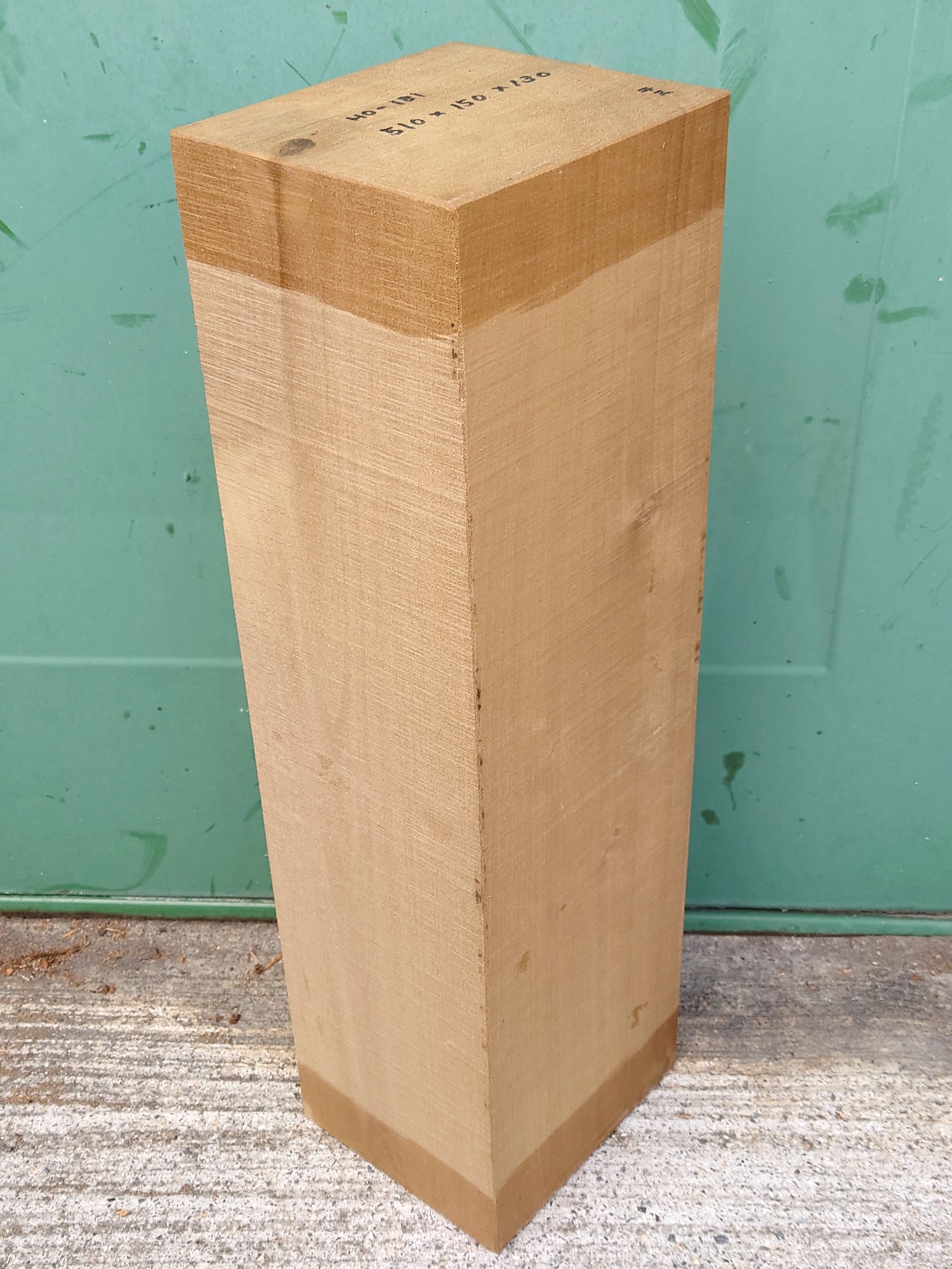 HO-１８４　朴ホウノキほうのき国産　彫刻用材　５１０×１５０×１３０【天然乾燥材】