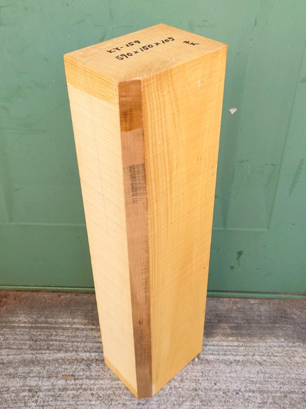 ＫY-１５９　榧カヤかや　国産　彫刻用材　５９０×１５０×１０５　乾燥材