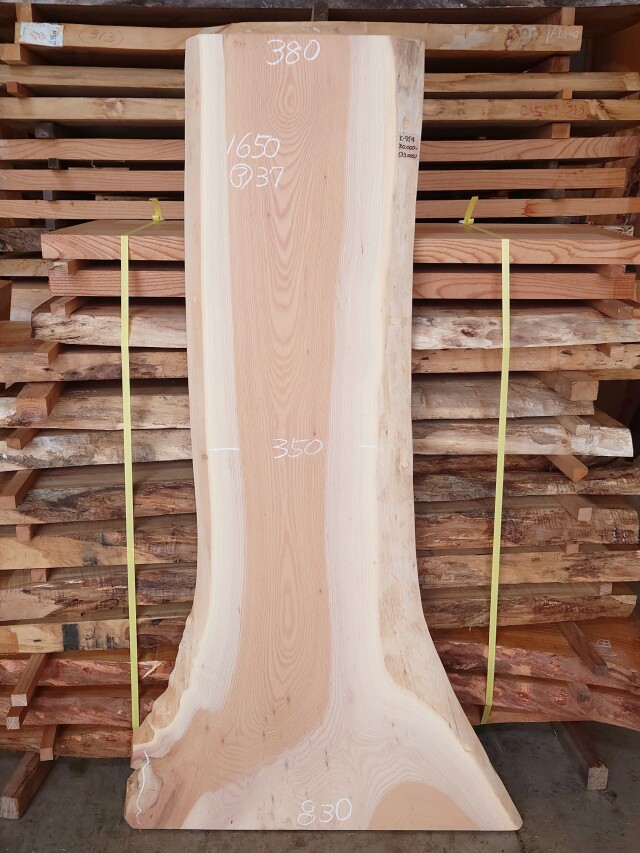 Ｋ-９５４　欅ケヤキ　国産　看板用板　１６５０×５００【サンダー加工済】【天然乾燥材】