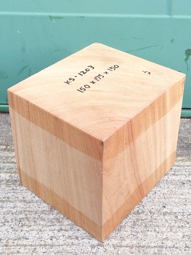 ＫＳ-１２０３　楠くすのきクスノキ　彫刻材　１５０×１７５×１５０