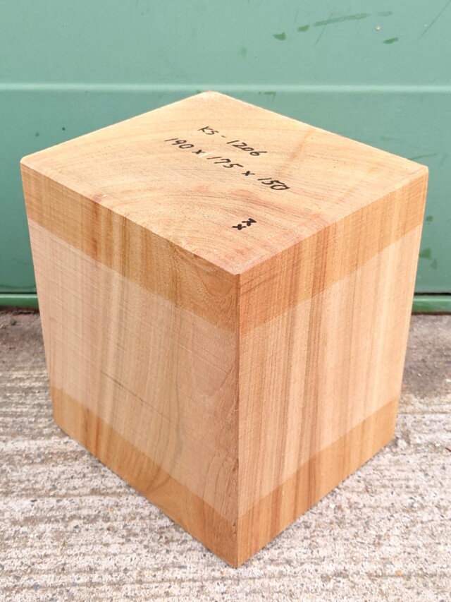 ＫＳ-１２０６　楠くすのきクスノキ　彫刻材　１９０×１７５×１５０