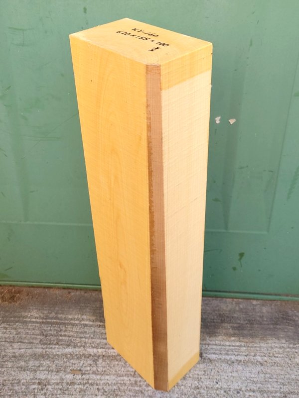 ＫY-１６０　榧カヤかや　国産　彫刻用材　６２０×１５５×１００　乾燥材