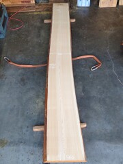 Ｈ-２３６　桧ヒノキひのき檜　カウンター　４６００×５５０【天然乾燥材】