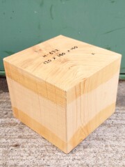 Ｈ-６３２　木曽桧　檜ヒノキひのき　彫刻用　１２０×１４０×１４０【天然乾燥材】