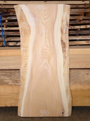 Ｋ-９０９　欅ケヤキ　国産　看板用板　１２５０×５５０【仕上げ加工済】【天然乾燥材】