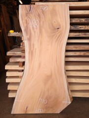 Ｋ-９１７　欅ケヤキ　国産　看板用板　１３５０×７００【仕上げ加工済】【天然乾燥材】