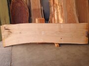 ＫU-１５７　栗クリ　国産　天然耳付き板　２０５０×５００　天然乾燥材　電気カンナ加工済