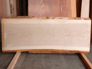 ＴＭ-２１５　タモ　天然耳付き板　１３００×５５０　 天然乾燥材