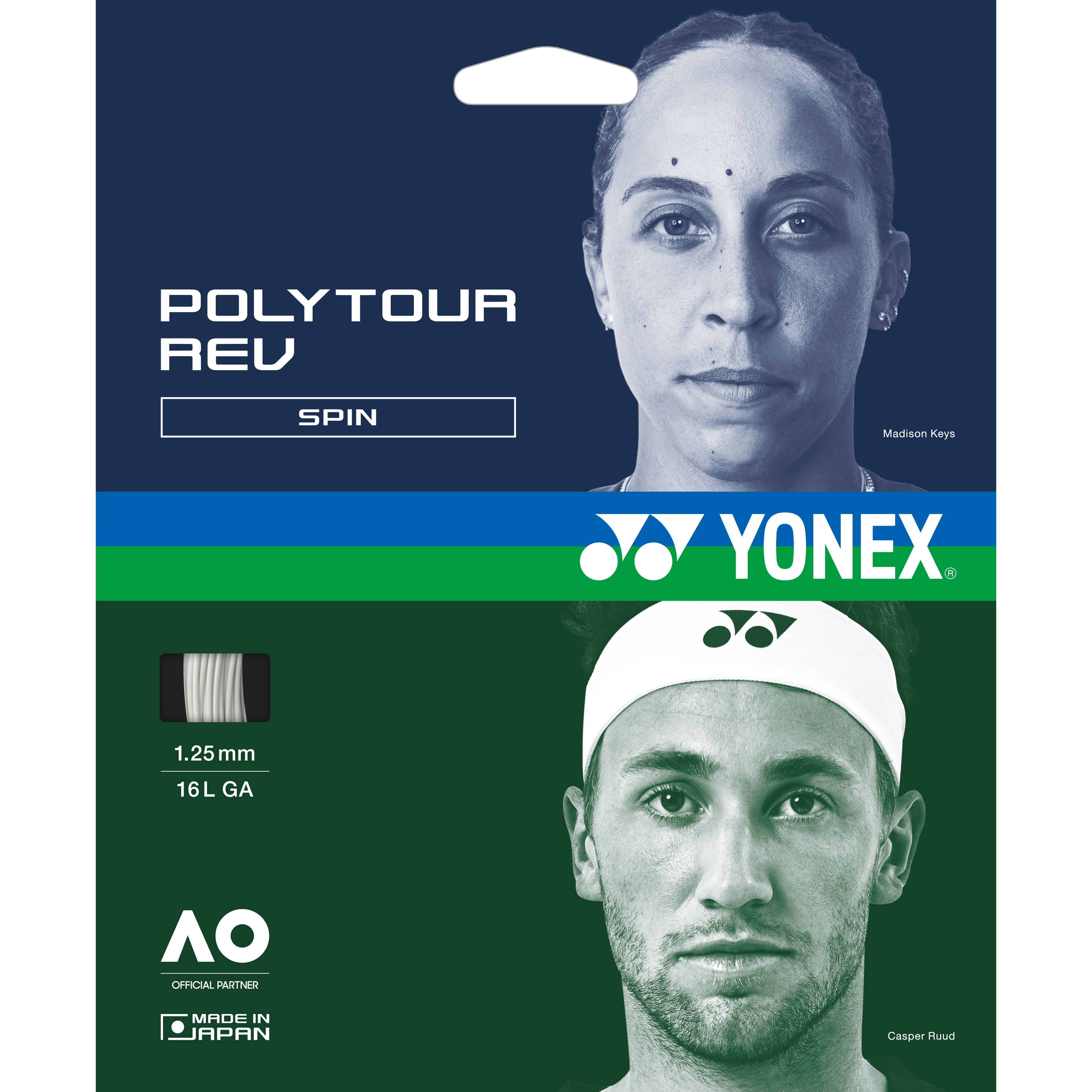 YONEX(ヨネックス)　POLYTOUR REV 125　ポリツアーレブ 125