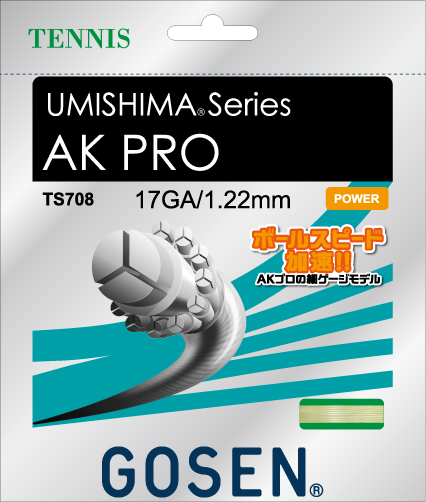 GOSEN(ゴーセン)　AK PRO 17/16　AKプロ 17/16