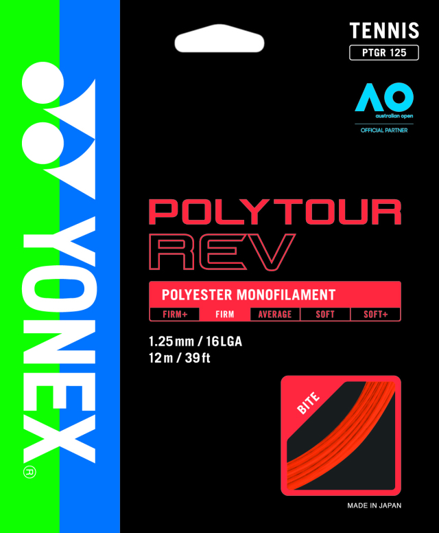 ヨネックス　POLYTOUR REV 125　ポリツアーレブ 125