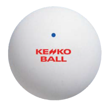 ケンコーソフトテニスボール　ホワイト　(公認球) 　二個入り　TSOW-V