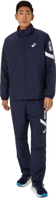 【SALE】　ASICS(アシックス)　AIM-TRG 中わたブレーカー ジャケット&パンツ　上下セット　(ミッドナイト)　【2031E733-2031E734】