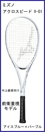 ミズノ アクロスピード　ソフトテニスラケット 楽天市場】 ミズノ ソフトテニスラケット アクロスピード S-01