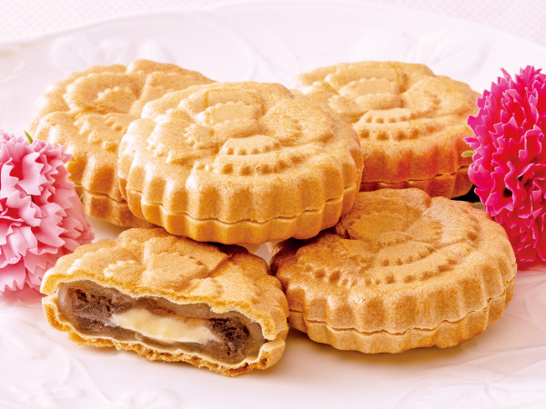 母の日あんバター最中(カーネーション)