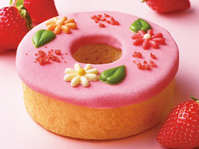 苺のバウムクーヘン