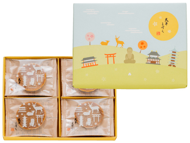 アンティーク雑貨　利平庵？ 天平らすく(12個入ギフトボックス)｜天平庵