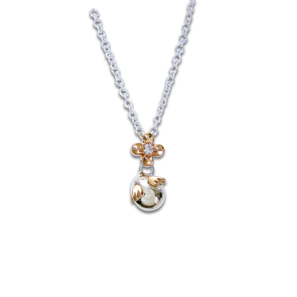 ◆納期約4週間◆天使の卵　永遠の花 Petit　WEB限定シルバーペンダント　【天使1142CZK】