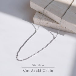 ◆送料無料◆チェーン単品◆サージカルステンレスチェーン【stn-1007】［SUS316L 日本製 40cm 45cm 50cm 55cm 太さ 1.6mm］