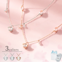 桜ネックレス