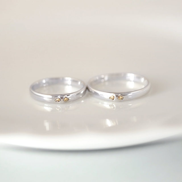 Angel Wedding 結婚指輪・ペア 【AW2350】 ｜天使の卵 輝く天使の羽