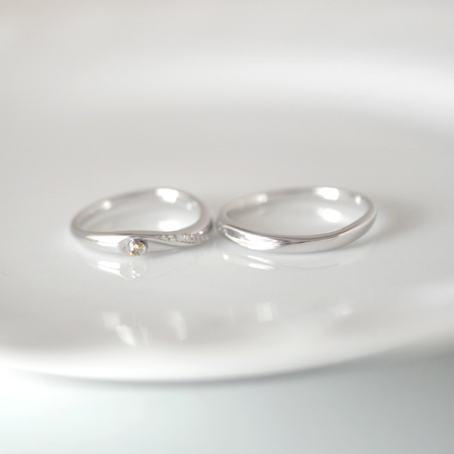 天使の卵 シルバーペアリング 【2362SV-PAIR】｜天使の卵 輝く天使の羽
