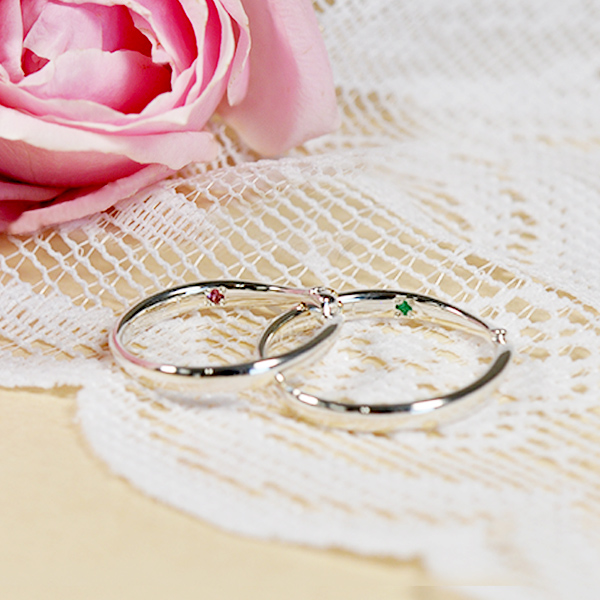 マリッジリング専用オプション 裏石