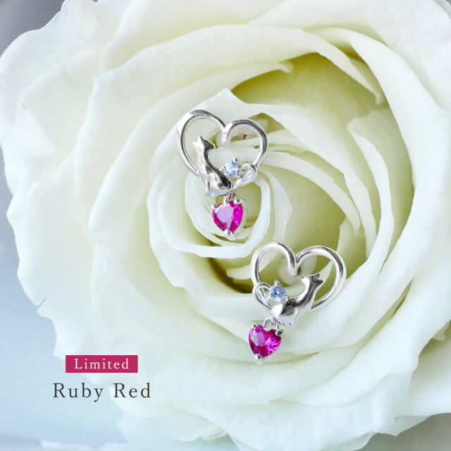 ネックレス＆ピアスセット◇特典ネコボックス◇Twinkle Cat 揺れる