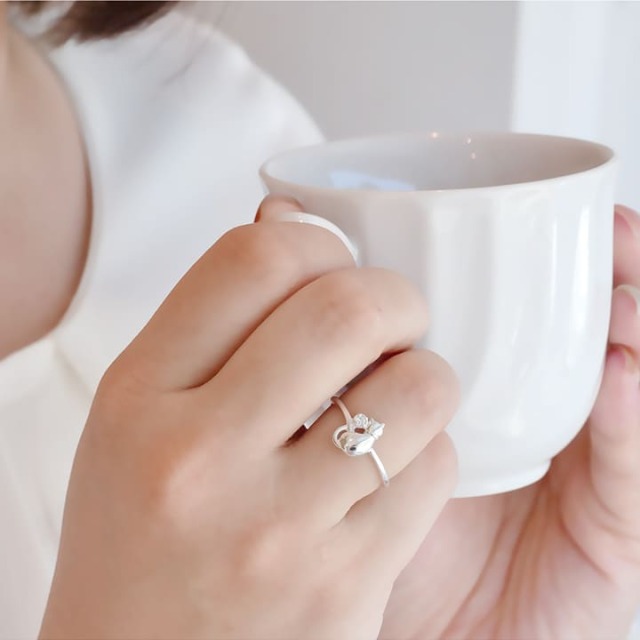 アクセサリー moka シルバーネックレス(ハートモチーフ)《M0010079》 | 京セラ