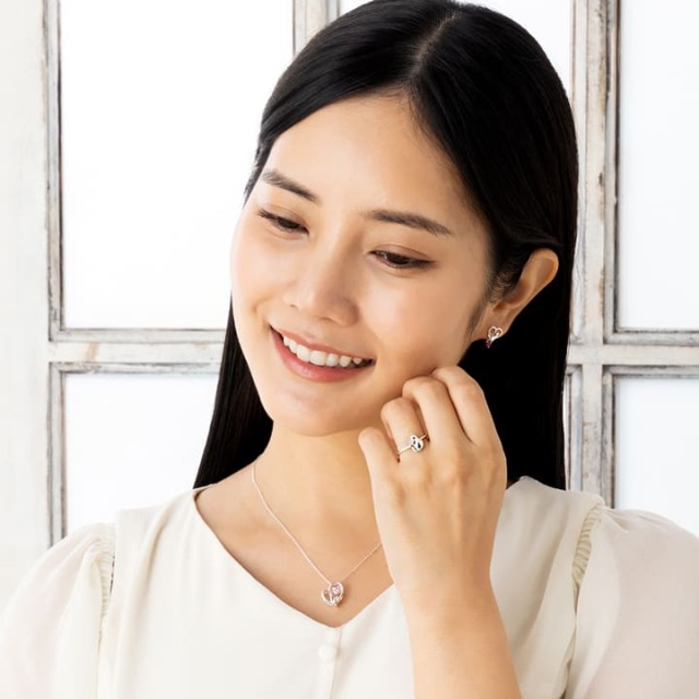 Diamond Cat Adjustable Ring しっぽにダイヤモンド輝く 猫の