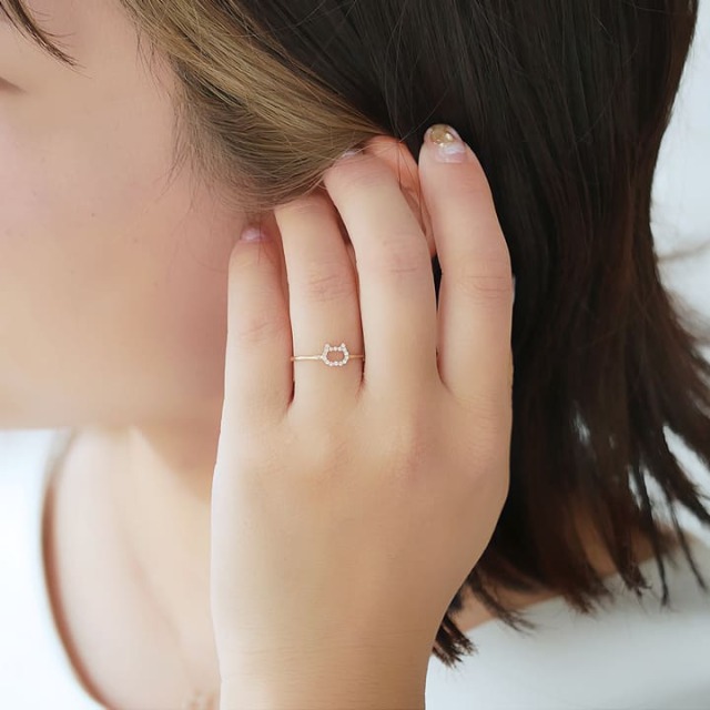 ダイヤモンドリング 0.812 Ct Hカラー　ねコネコ 楽天市場】K18YG/PG/WG【0.30ct】ダイヤモンド 猫 リング