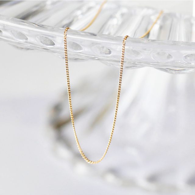 18金 喜平チェーン【sny-1037】［k18 日本製 40cm 45cm 50cm 55cm 60cm ］