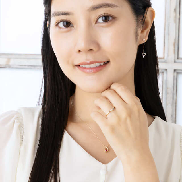 3石選べる誕生石 天使の卵マミーズリング【TEN271】｜天使の卵 輝く