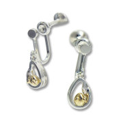 イヤリング,天使の卵,シルバー