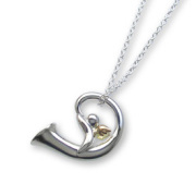 ◆営業日13時まで即日発送◆天使のオーケストラ　シルバーペンダント（ホルン）　Mirai Tenshi【MIP1133】