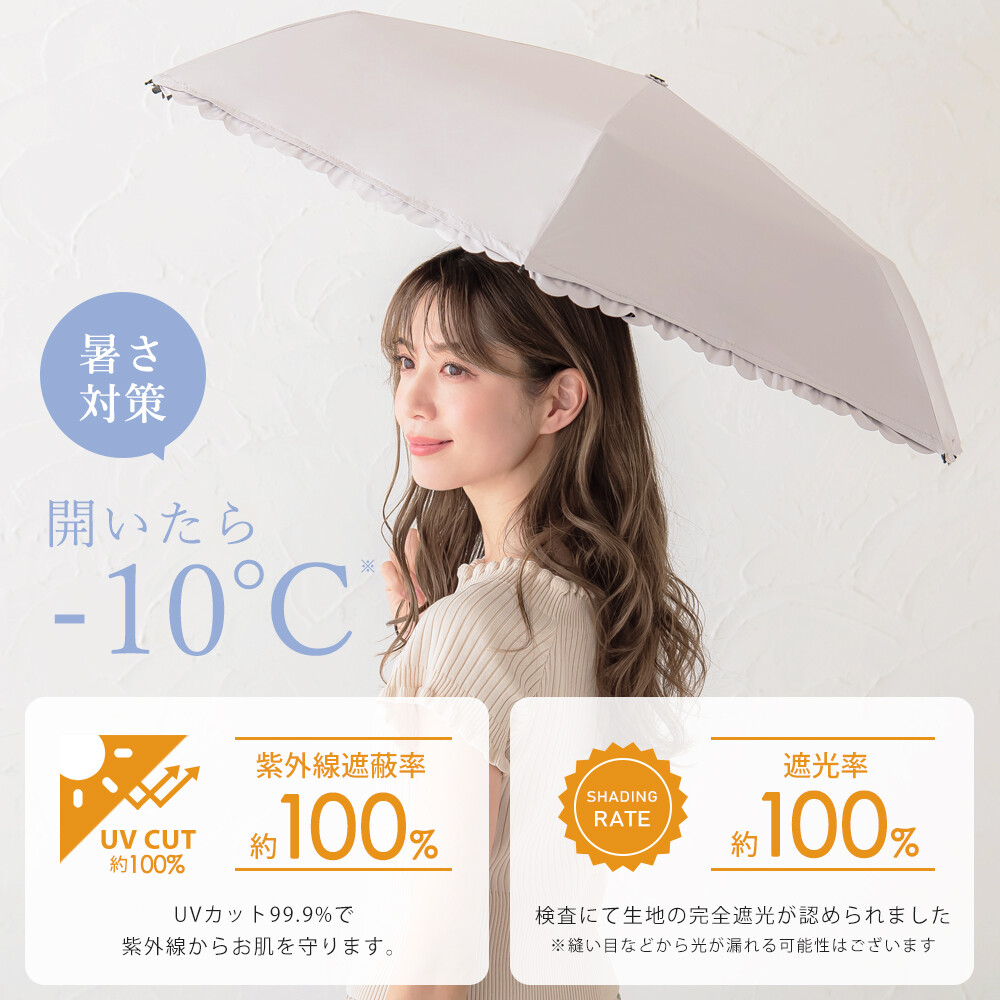 雨晴兼用 折り畳み傘 日傘 折りたたみ 超軽量 UV対策 日焼け対策 -10℃