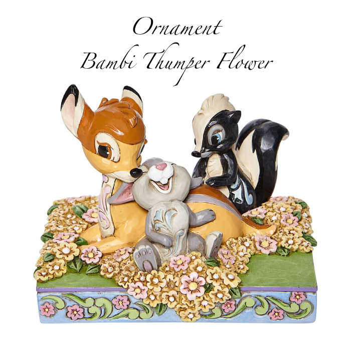 バンビ とんすけ フラワー ディズニー グッズ 置物 Disney Traditions 誕生日 プレゼント ディズニー グッズ フィギュア 置物 バンビ とんすけ ディズニー 返品交換不可 天使のドレス屋さん 公式オンラインショップ