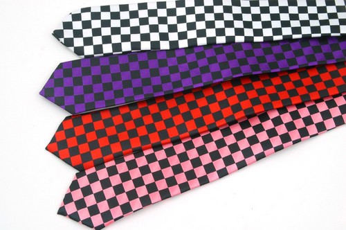 ブロックチェックネクタイ ダンス衣装 キッズ 子ども衣裳 男女兼用 メール便可能商品 代引き不可