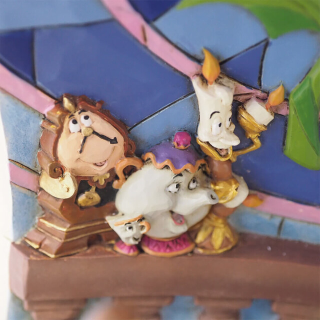 ディズニーランド美女と野獣ベルフィギュアオルゴールオーナメント